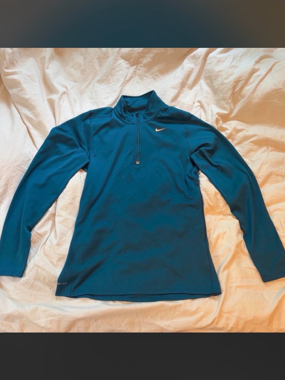 Nike Women’s Teal Long-Sleeve Running Jacket